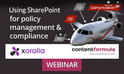 Webinar video: Using SharePoint for policy management and compliance
