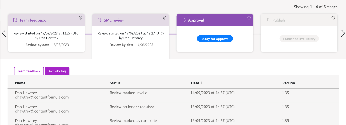 Intuitive Xoralia policy management workflow