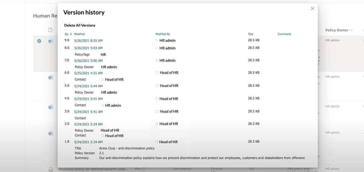 Xoralia version control