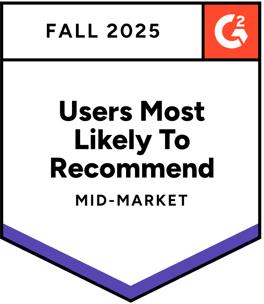 Policy Management · Users Most Likely To Recommend · Mid-Market Nps