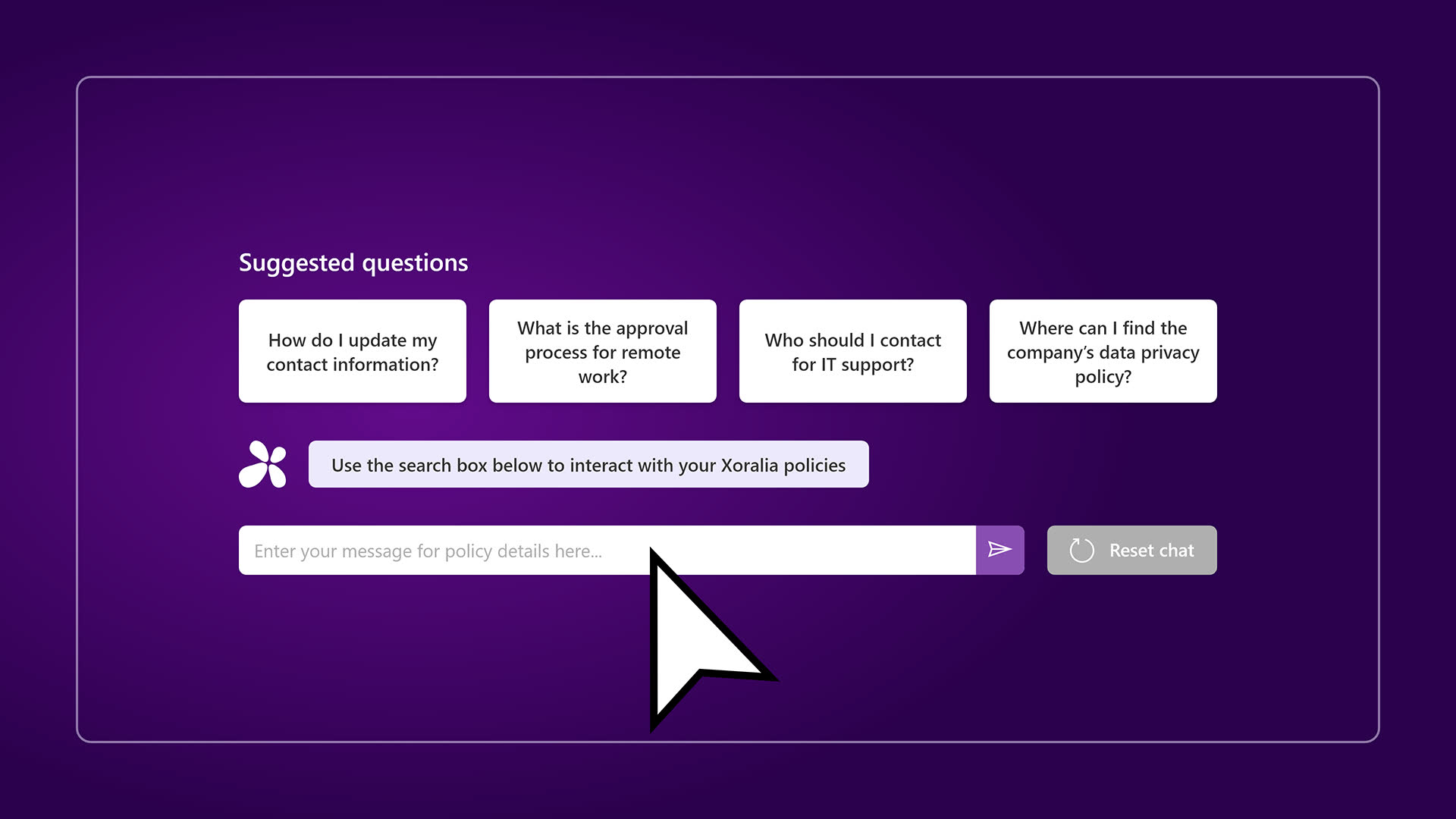 Xoralia AI-powered policy search