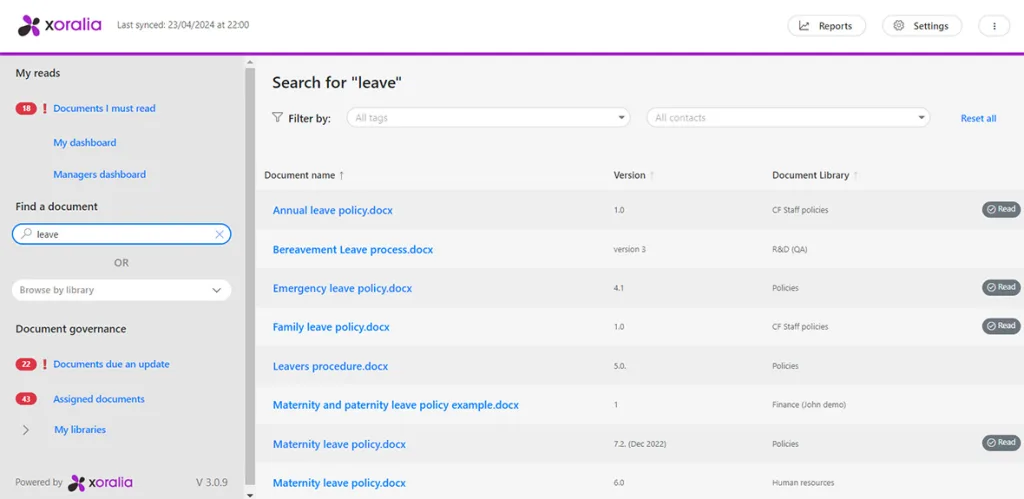 Filtered search