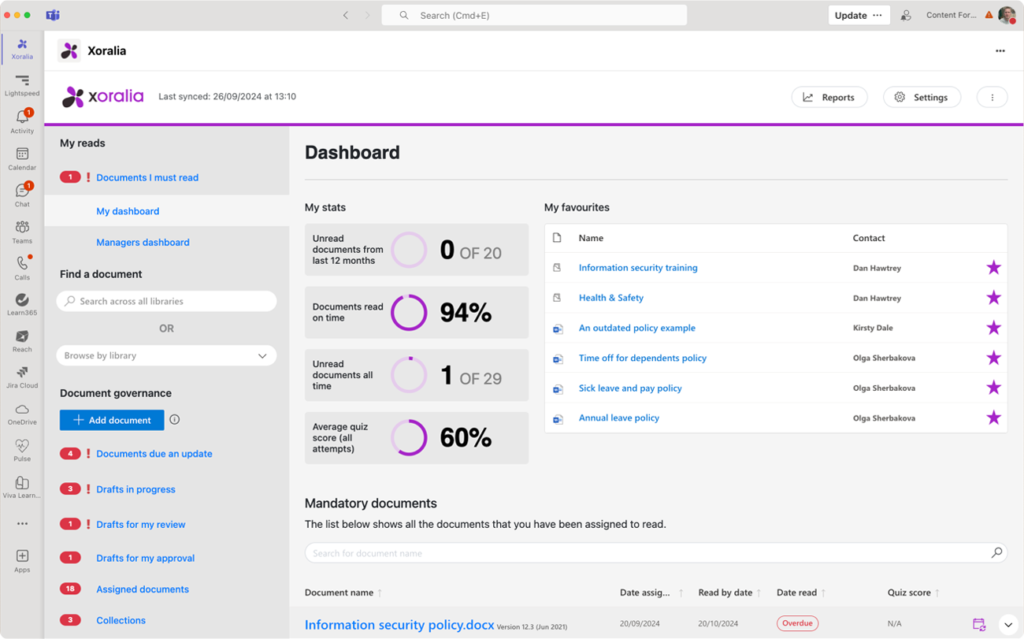 Convergepoint alternative - Xoralia deep integration with MS Teams